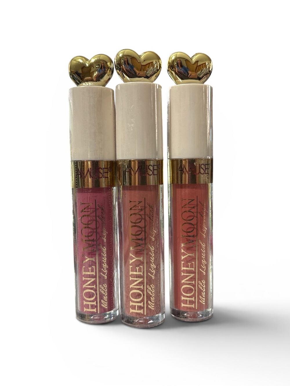 Amuse Honeymoon Matte Liquid Lipstick Bundle Set of 3 New Sealed
